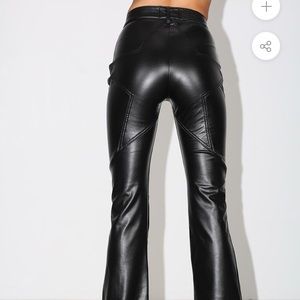 Revice denim Venus flare leather pants